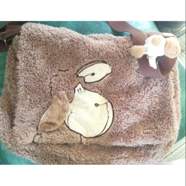 fur sling bag