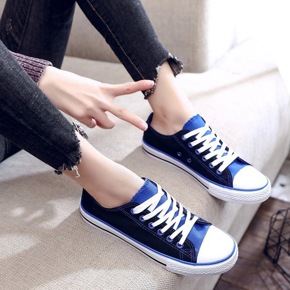 ladies canvas trainers