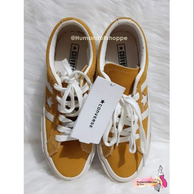 mustard all star converse