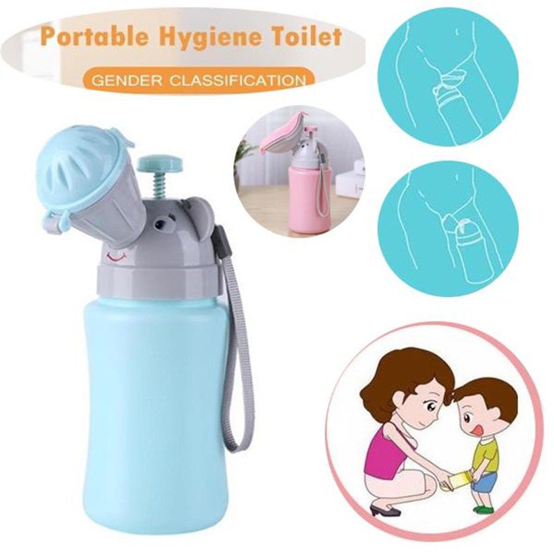 Kid Portable Urinal Toilet Potty Training Baby Boy Girl Cars Travel Supply 500ML