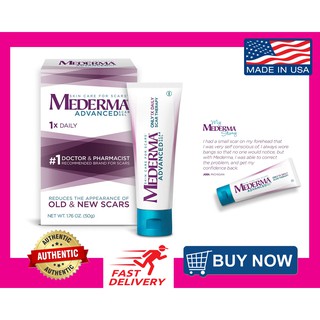 Mederma Advanced Scar Gel for New and Old Scars, 1X Daily Scar Therapy, 50g