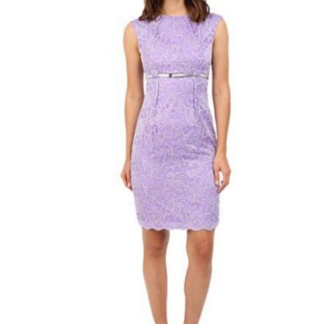 calvin klein purple dress