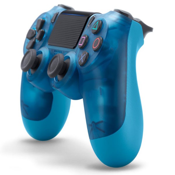 ps4 controller transparent blue