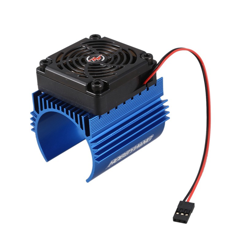 Brand-New-1-8-RC-Car-Motor-Radiator-5V-cooling-fan-assembly-for-Hobbywing