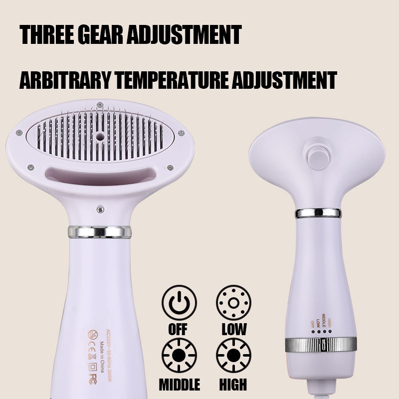 2 in 1 Portable Pet Dryer Dog Hair Dryer & Comb Pet Grooming Cat Hair Comb Dog Fur Blower Low Noise #5