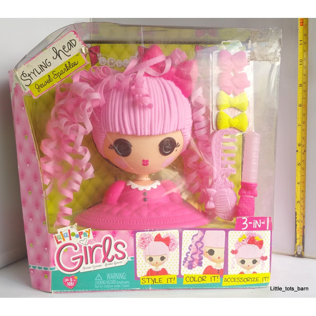 Ltb Lalaloopsy Girls Styling Head Playset Jewel Sparkles Shopee