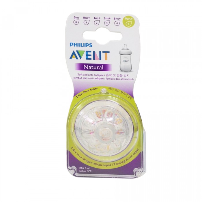 philip avent teats size