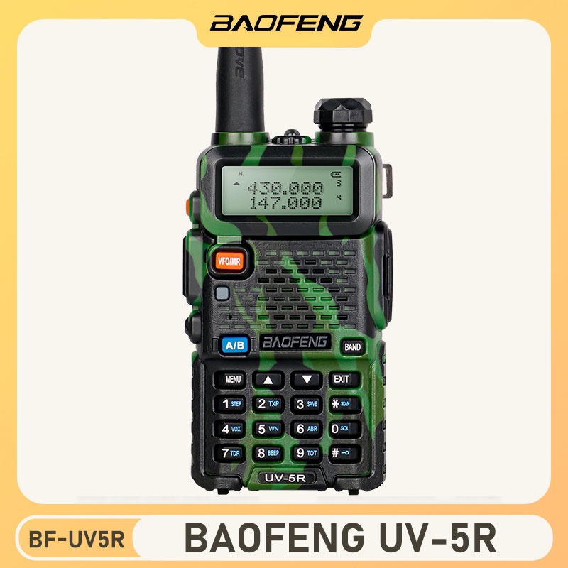 Baofeng Uv 5r 5w Vhfuhf Dual Band Two Way Radio Walkie Talkie Set Bf Uv5r Shopee Philippines