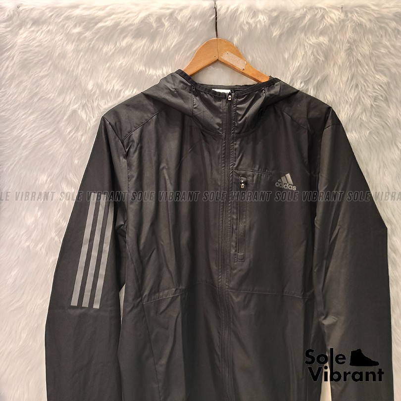Adidas Own the Run Hooded Wind Jacket | Shopee Philippines