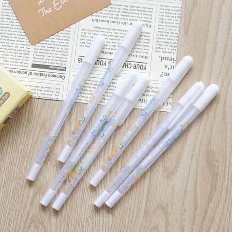 White Gel Ink0.8MMWhite Gel Ink Gel Pen Gelly Pen / Flower