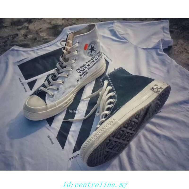 Real shot*Explosion, yin and yang OFF-WHITE x ＣＯＮＶＥＲＳＥ Chuck Taylor All Star  70! 35-41 | Shopee Philippines