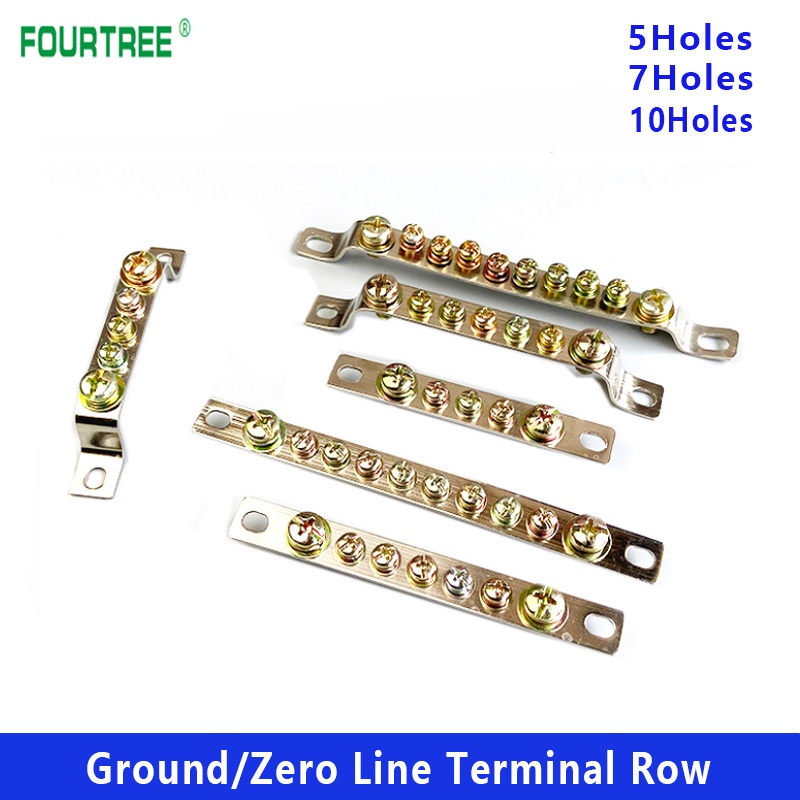 original-1pcs-ground-terminal-block-zero-line-terminal-row-5-7-10-holes