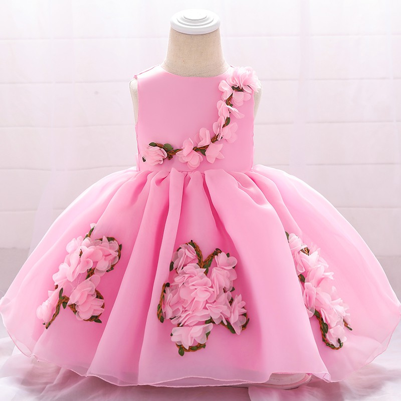 2020 Flower Baby Clothes Princess 1st 