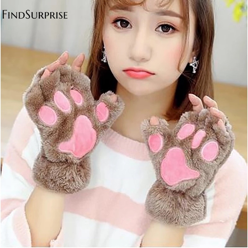 Fast Shipping Free Delivery on all items Cat Paw Gloves Furry Claw ...
