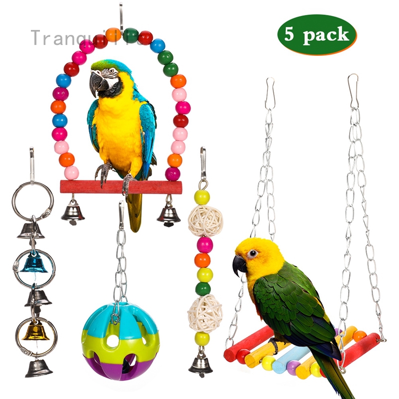bell plastic bird toys