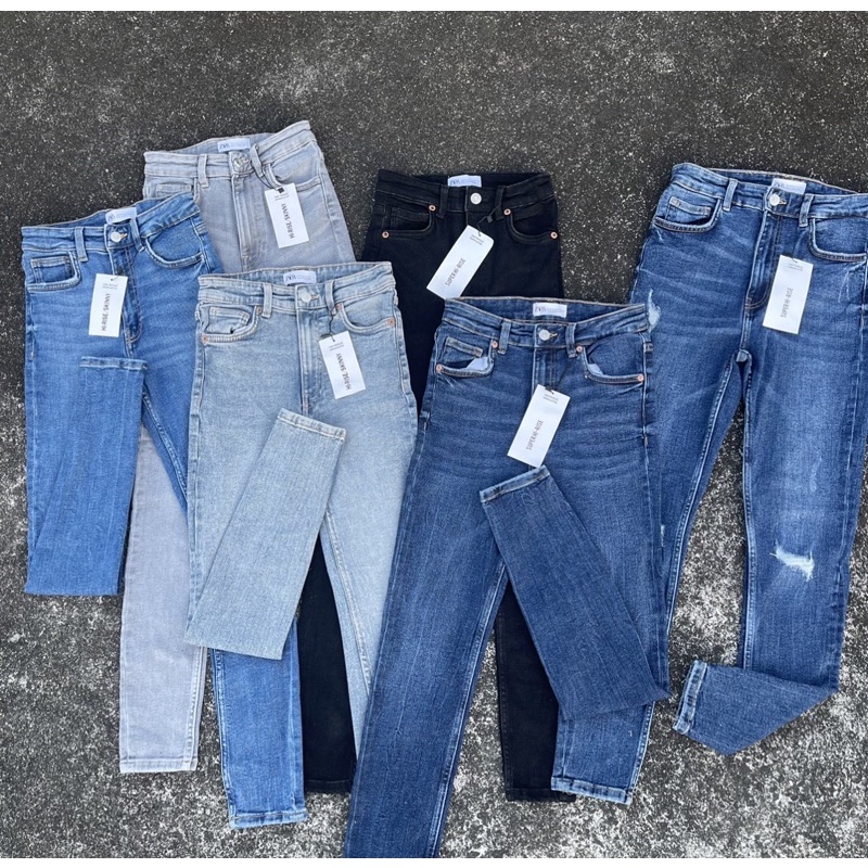 ZARA SKINNY JEANS RANDOM (HIGHWAIST & MIDWAIST) Shopee Philippines