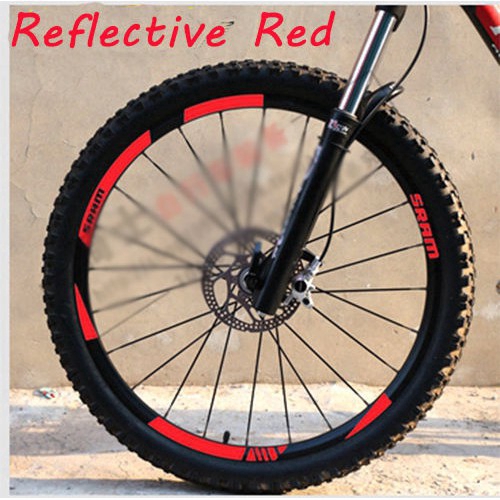 red mtb wheels