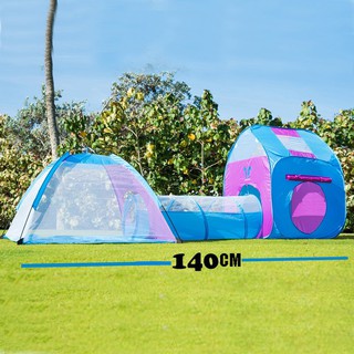 pop up play tent with tunnel