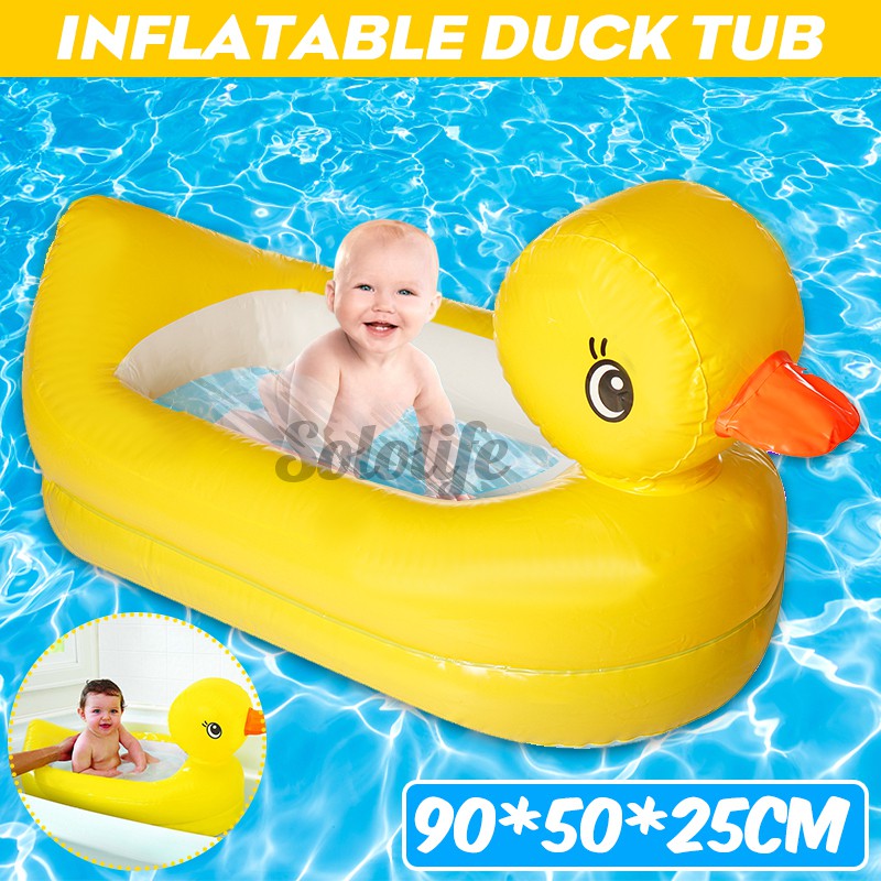 inflatable duck tub