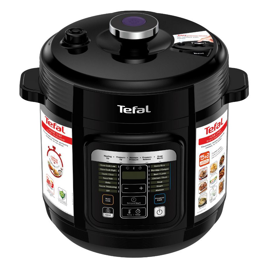 Tefal Home Chef Smart Electric Pressure Cooker (CY601D) Shopee