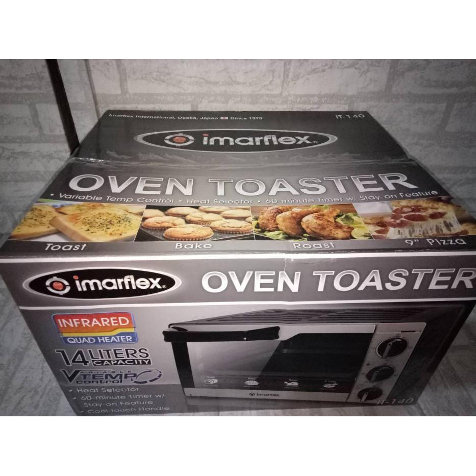 LIFETIME SERVICE WARRANTY Imarflex IT140 Oven Toaster Shopee Philippines