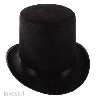 Black Top Hat Victorian Steampunk Magician Ringmaster Costume Props #8