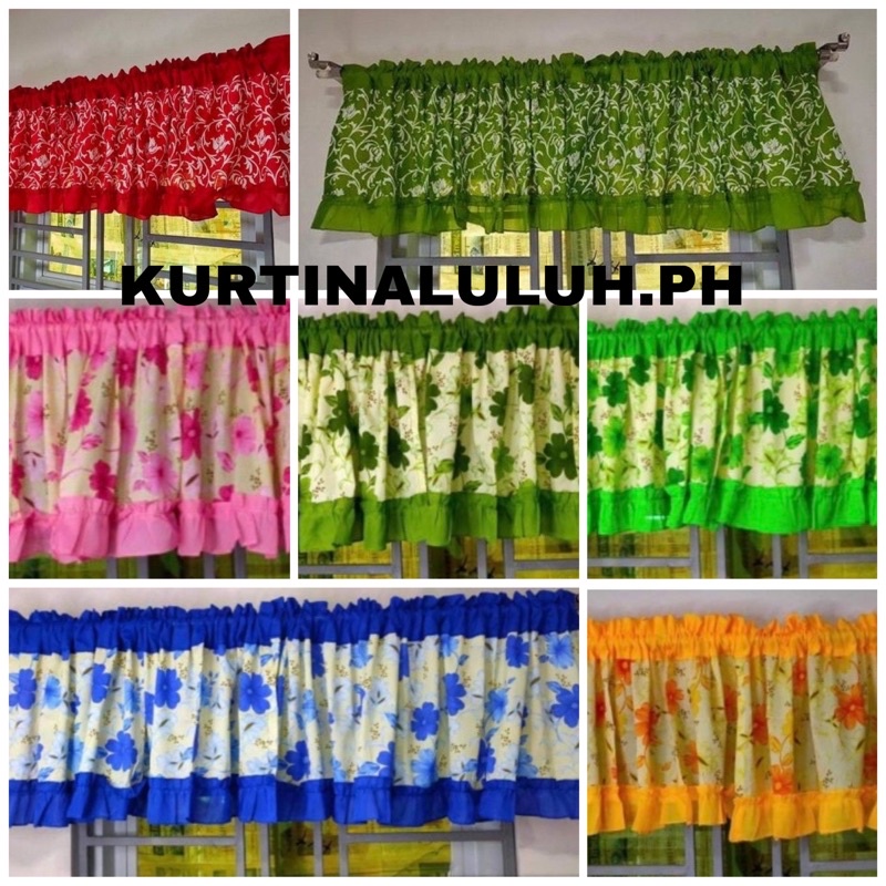 VALANCE CURTAIN / HALF CURTAIN / BINTANA / PINTO / CLASSROOM Shopee