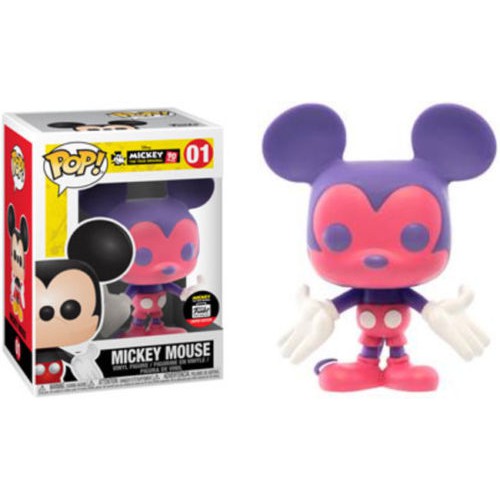 pink and purple mickey funko pop