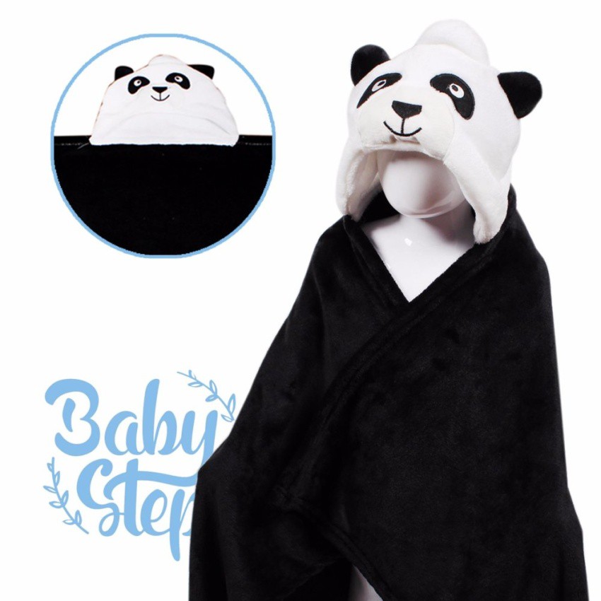 panda hooded towel