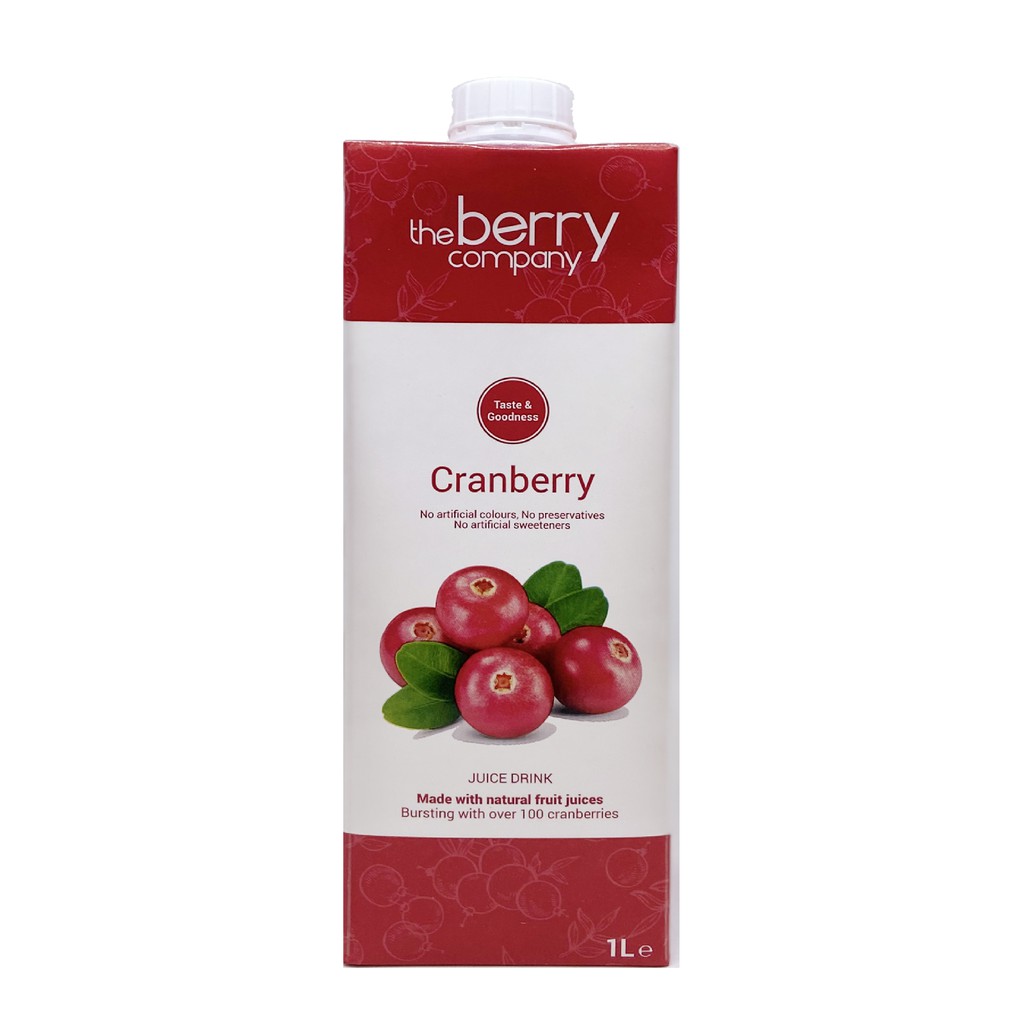 The Berry Company Cranberry Juice 1l Shopee Philippines