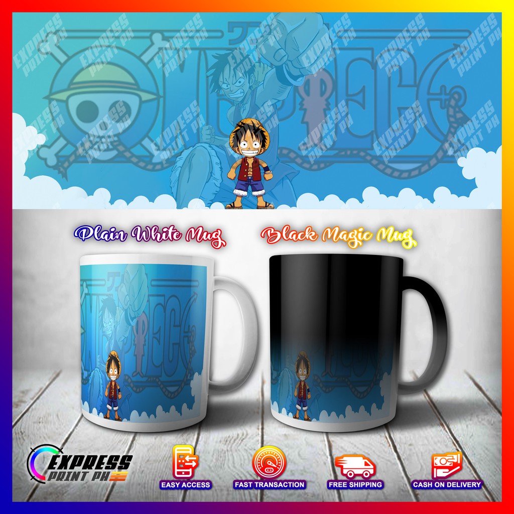 Cheapest One Piece Monkey D Luffy 005 Mug 11 Oz Glossy Ceramic Mug With Free Box Shopee Philippines