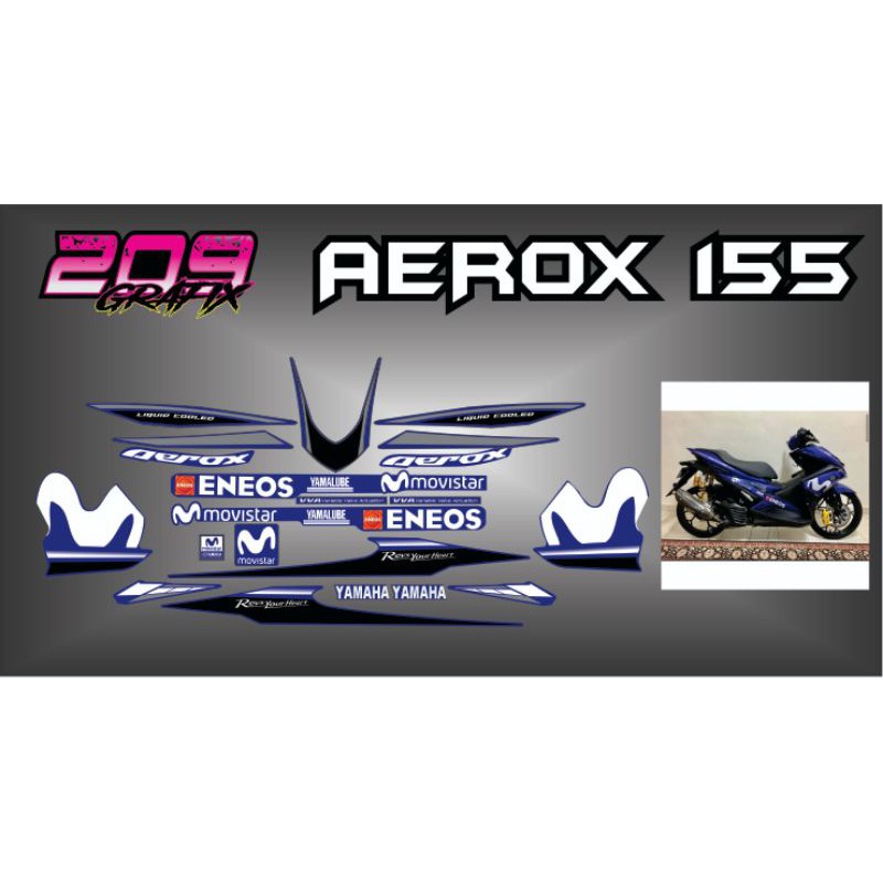 Yamaha Aerox Decals Sticker Movistar Sticker Shopee Philippines Hot Sex Picture 2925