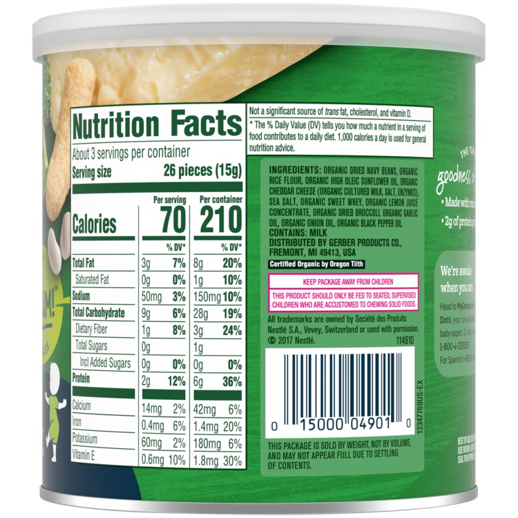 gerber organic crunchies