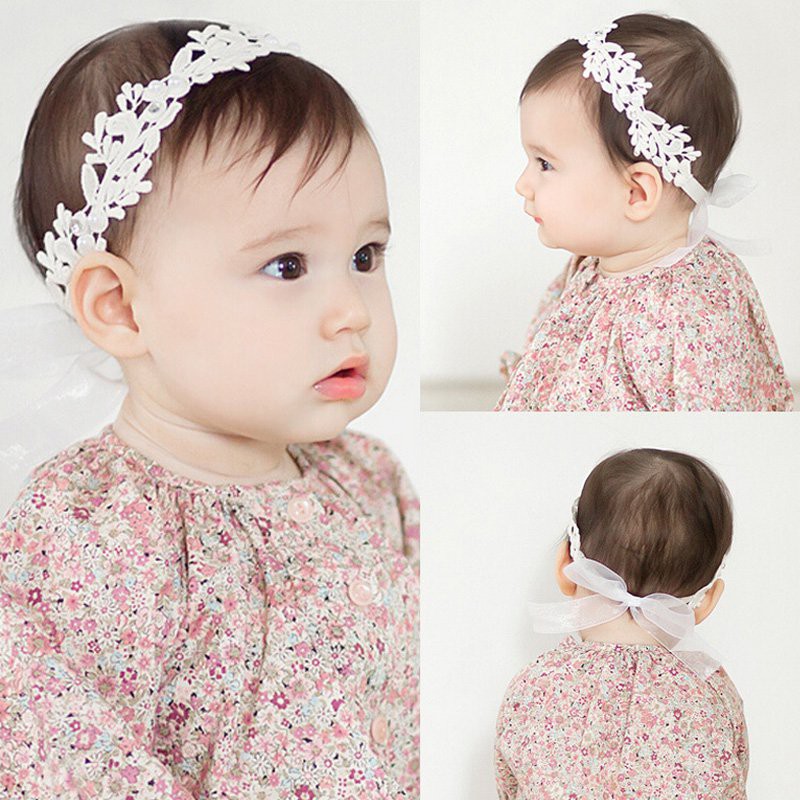 baby lace headband