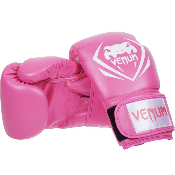 venum pink boxing gloves