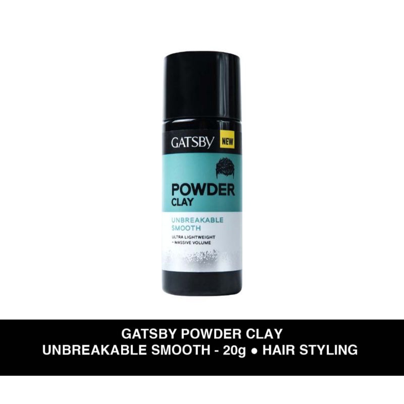 Gatsby POWDER CLAY UNBREAKABLE SMOOTH Hair Oil Hair Styling POWDER