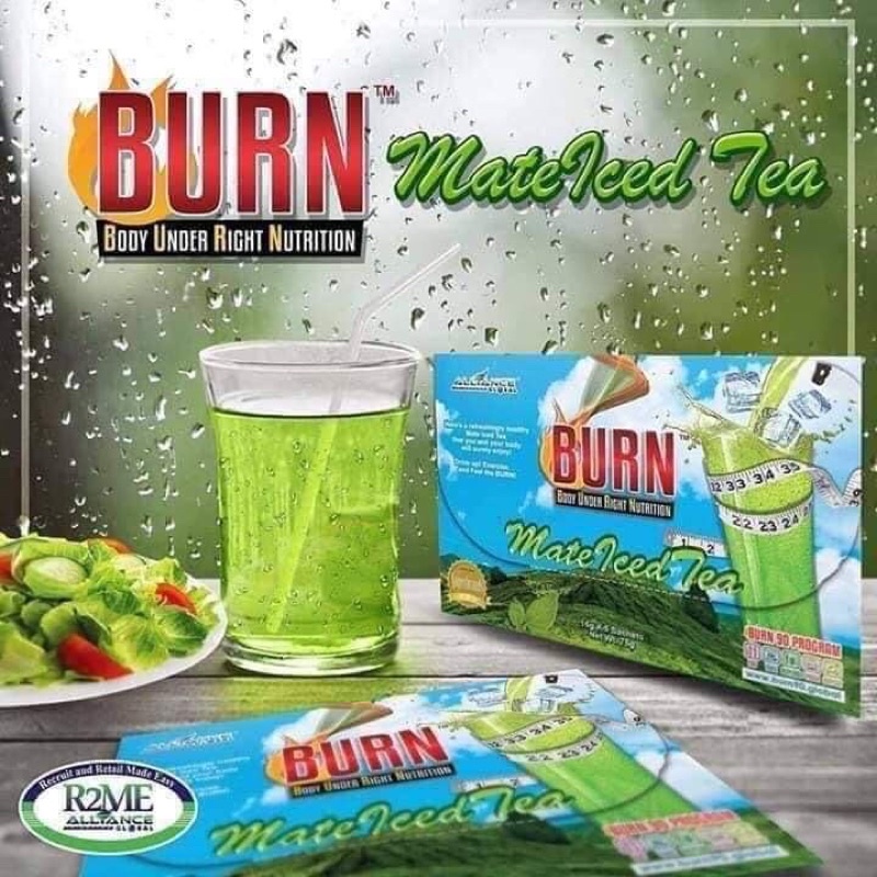 Burn Mate Iced Tea (20sachets) Shopee Philippines
