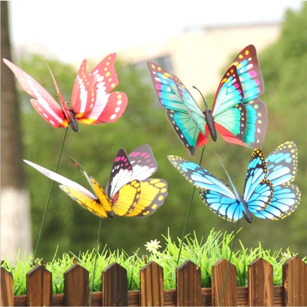 Wholesale Artificial Butterfly Garden Decoration Flying Butterfly 15pcs