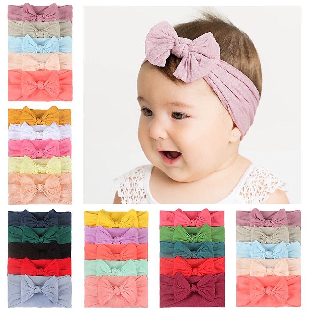 baby girl headwrap bows