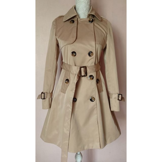 brown coat dress