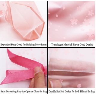 FP1153 (50 PCS ) Pink Sakura Drawstring Packaging Loot Party Gift Wrapping Bag Souvenir Giveaway #8