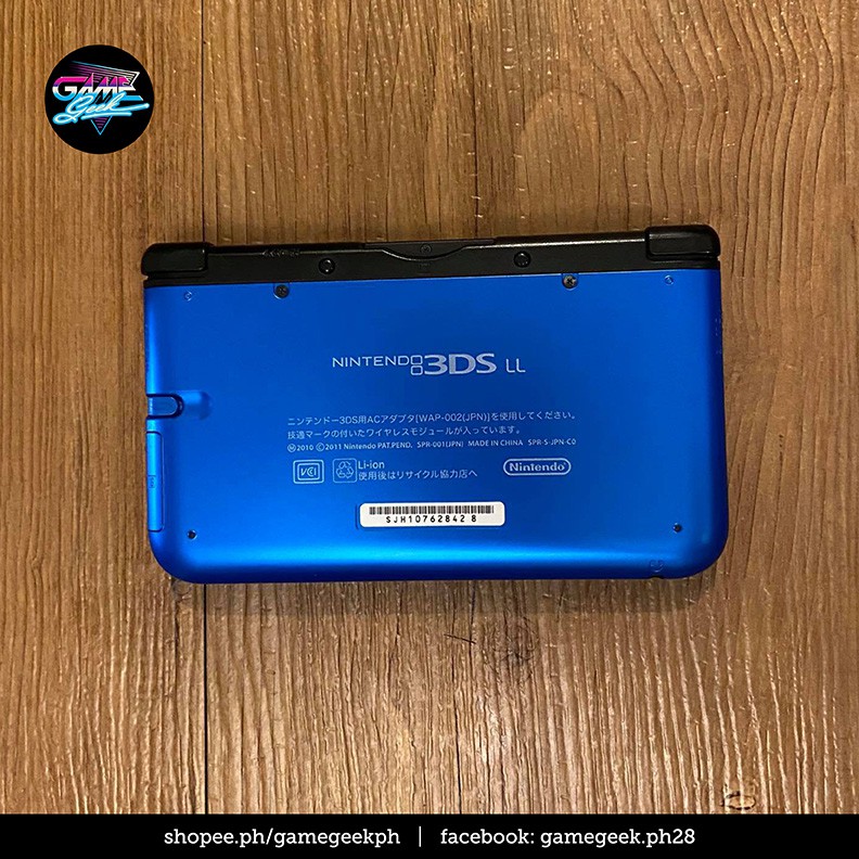 Nintendo 3ds Ll Cfw With 16 Gb Sd Card Used Shopee Philippines