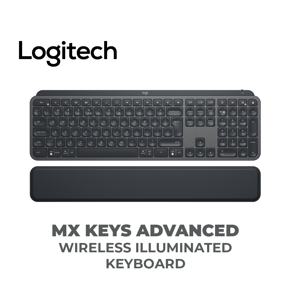 Logitech MX KEYS Advanced Wireless Illuminated Keyboard | Shopee ...