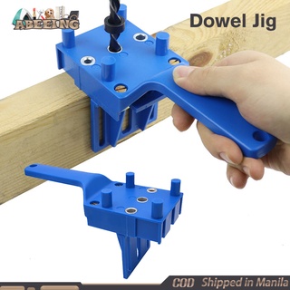 Woodworking Doweling Jig Hand Tools Handheld Drill Locator Woodworking Drill Bit Hole Puncher