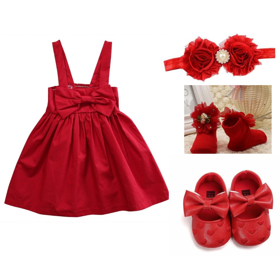 baby girl red dress shoes