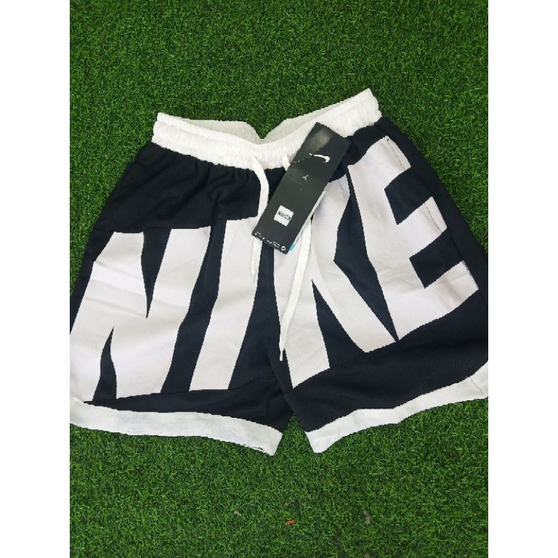 nike big logo shorts