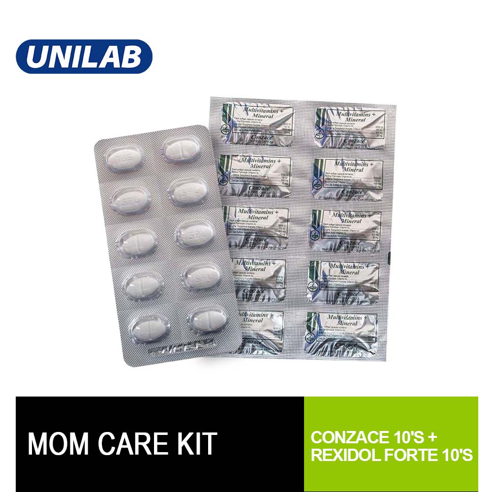 Mom Care Kit: Conzace 10s + Rexidol Forte 10s | Shopee Philippines