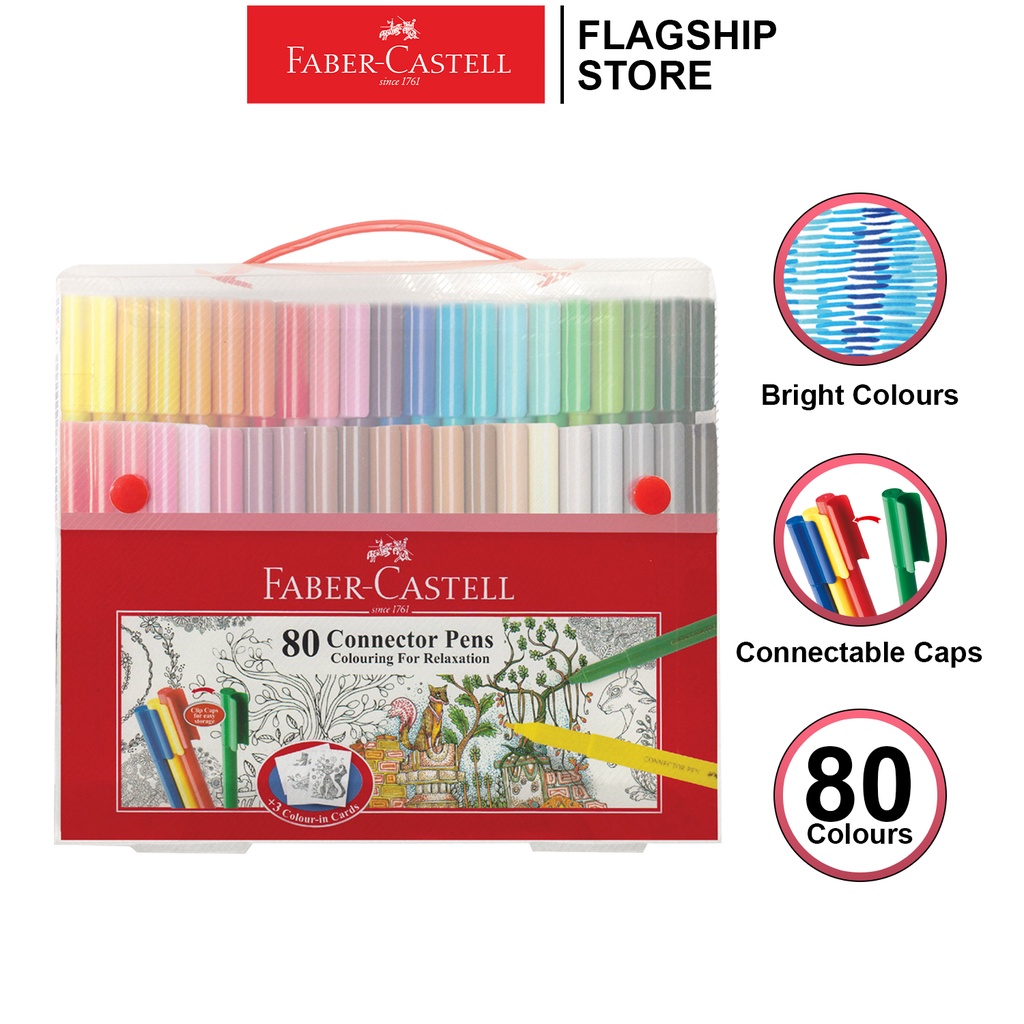 Faber-Castell Connector Pen 80 colors [12155019]