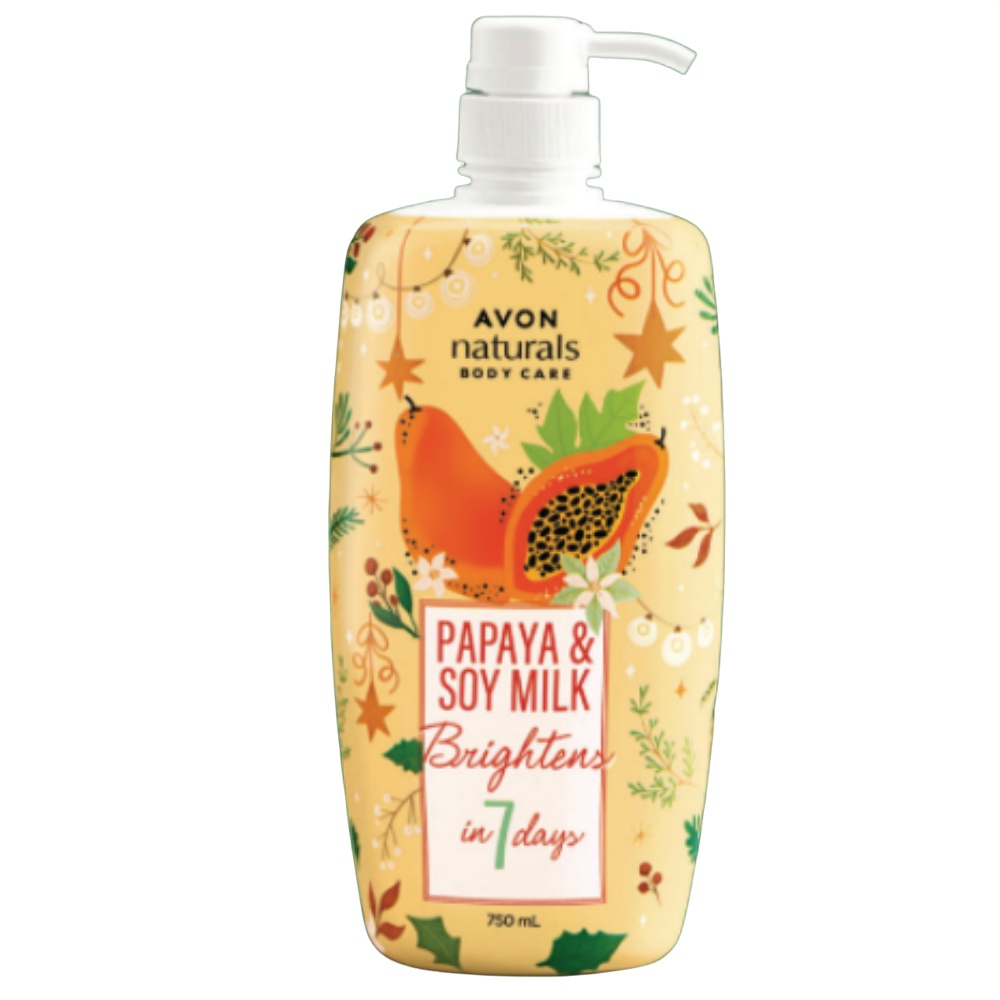 Avon Naturals Lotion 750ml Papaya And Soy Milk Hand And Body By Avon