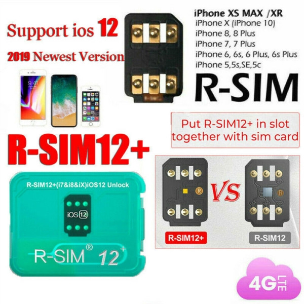 Electronics Sim Cards 7 7 6s 8 X R Sim Rsim 12 Rsim12 Iphone Unlock Sim Card For Iphone 5 5c 5s Se 6 6s 6